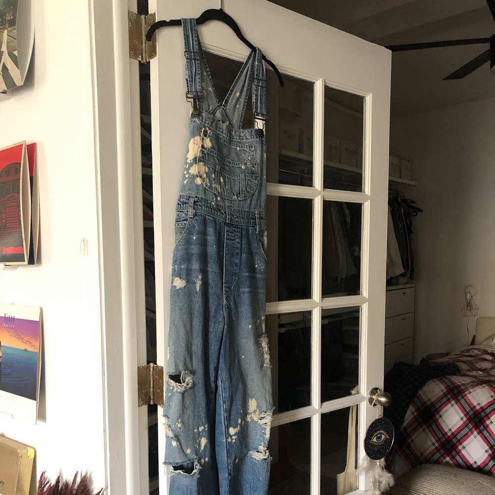 CARMAR Distressed / Vintage Vibe Jean Overalls